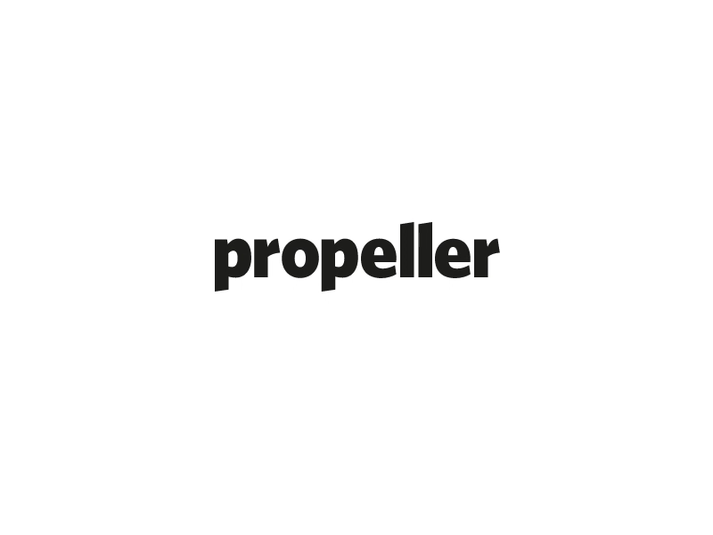 Propeller Logo Animation branding gif identity logo propeller whitney