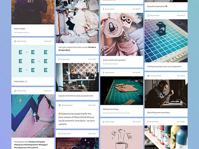 MakersFeed Grid