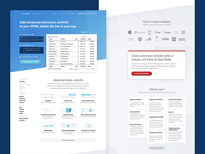 DataTables Landing Page