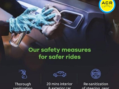 Our safety measures for safer rides