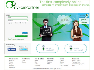 myfairpartner website design