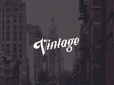 Vintage lettering retro typography vintage