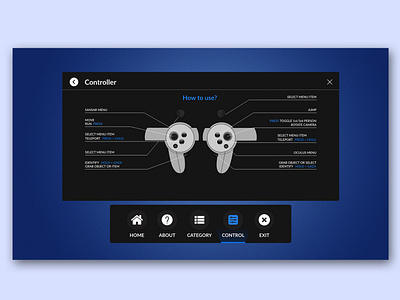 Oculus Controller UI