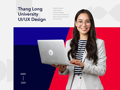 Thang Long University UI/UX Experience Design branding digital graphic design interface ui university visual website