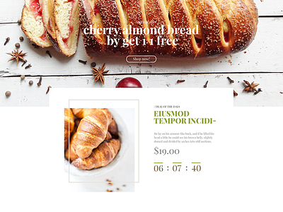 Seed Deal of day bakery beautheme cakery theme themeforest wordpress