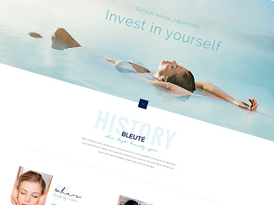 Bleuté - Beauty | Spa | Hair | Wellness website wordpress theme