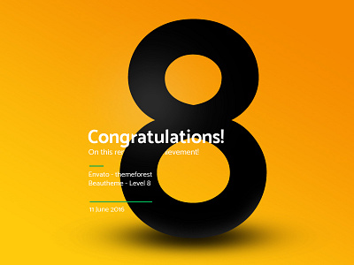 Congratulate! Beautheme up level8 8 awesome beautheme envato number typo