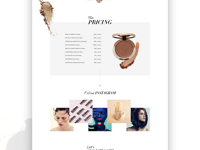 Bnb Best Wordpress Theme For Makeup Artist By Beau Agency On Dribbble