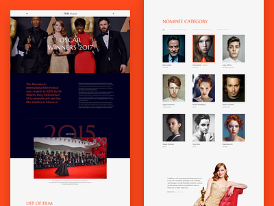 Film Festival – An Beautiful Free Design Template For Festival