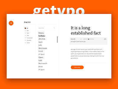 Getypo - Tool Find & Mixing Font for Designer find font fonts combinations free font google font guides resources mixing font trendy typo web font