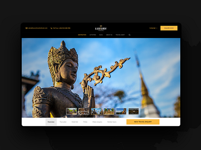 Luxury Travel Agency Vietnam asia booking elegant luxury travel travel website ux design vietnam website