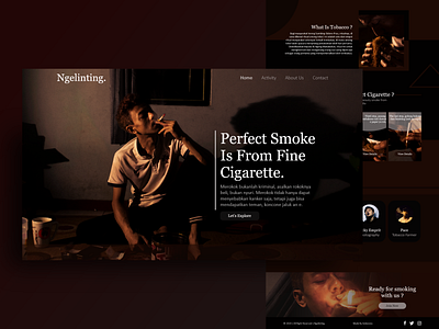 Ngelinting. - Educational Landing Page Website