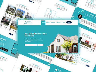 Omah-Omahan - Real Estate Broker Website Design