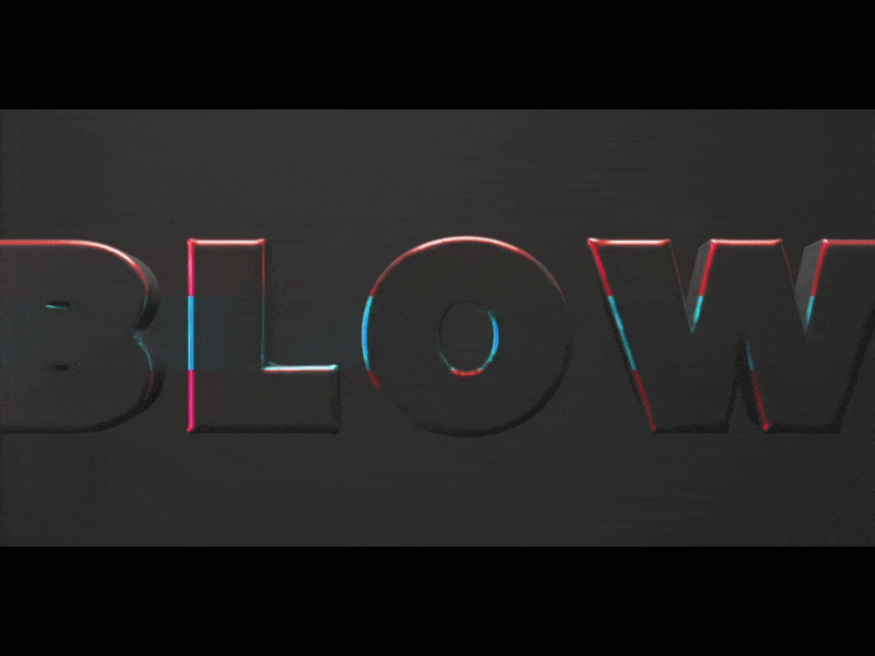 Blow after effects animation blow cinema4d explosion graphics motion tear type typography