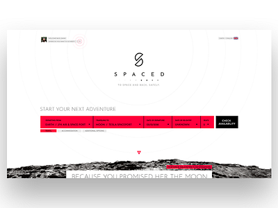 SpacedChallenge #01 Website UI/UX  WIP