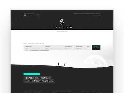 SpacedChallenge UI/UX & Branding branding dann ineedmacpro logo petty space spaced spacedchallenge travel ui ux