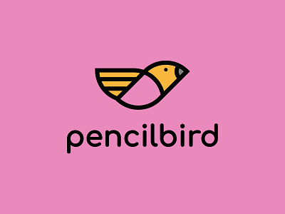 Pencil Bird bird logo branding concept identity design illustrator logo logodesign pencil