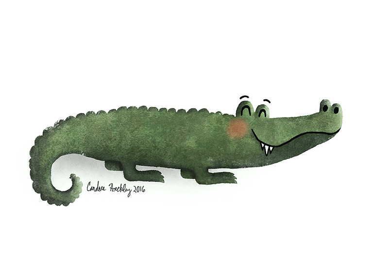 A is for Alligator by Candace Hoeckley on Dribbble