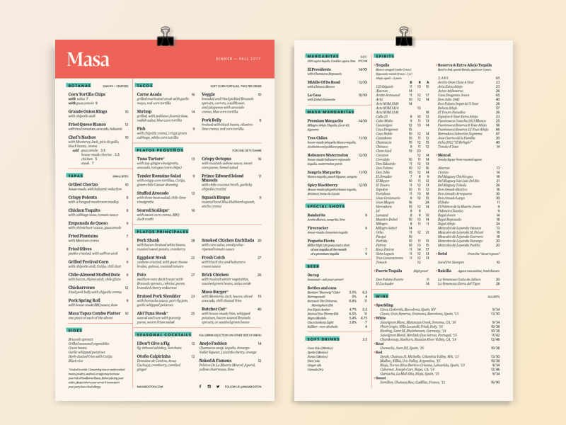 Masa Menu Menu Untuk Masa Istinye Merkez Istanbul