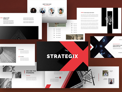 [FREE] Strategix Business Presentation Template branding business corporate creative design marketing multipurpose powerpoint presentation presentation design