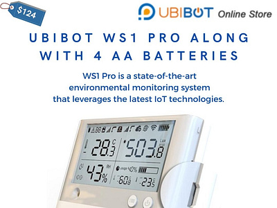 UbiBot WS1 Pro Environmental Monitoring System environmental monitoring system