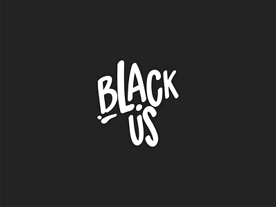 Black-Us lettering logo