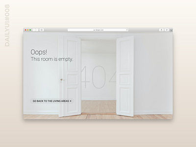 DailyUI 008 - 404 page 404 404 error 404 page app daily ui 008 dailyui dailyuichallenge design interiordesign oops page design ui ux website