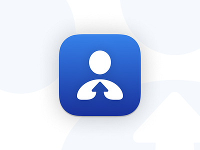 SelfUp - App Icon app icon branding design figma gradient icon ios logo self ui user