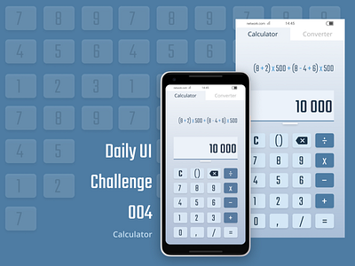 #DailyUI 004 Calculator calculator dailyui design figma typography ui ux