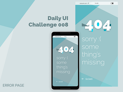 #DailyUI 008 Error Page branding dailyui design error error 404 figma mobile ui ux