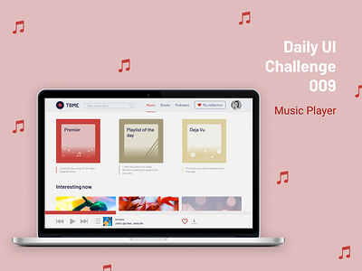 #DailyUI 009 Music Player