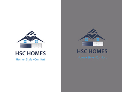 Logo (HSC HOMES) adobe illustrator brand identity branding creative logo illustration logo logo design logos