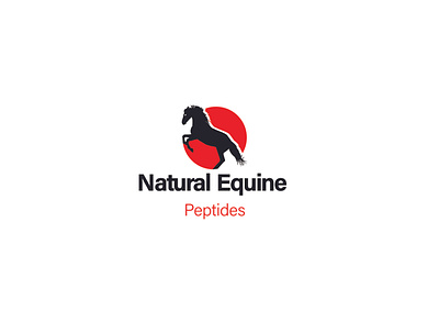 Logo (natural equine peptides) adobe illustrator brand identity branding creative logo illustration logo logo design logos