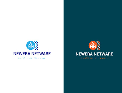 Logo (Newera Netware) adobe illustrator brand identity branding creative design creative logo illustration logo logo design logos