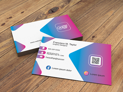 Business Card abstract design adobe illustrator adobe photoshop brand brand identity branding business card design colorful design modern