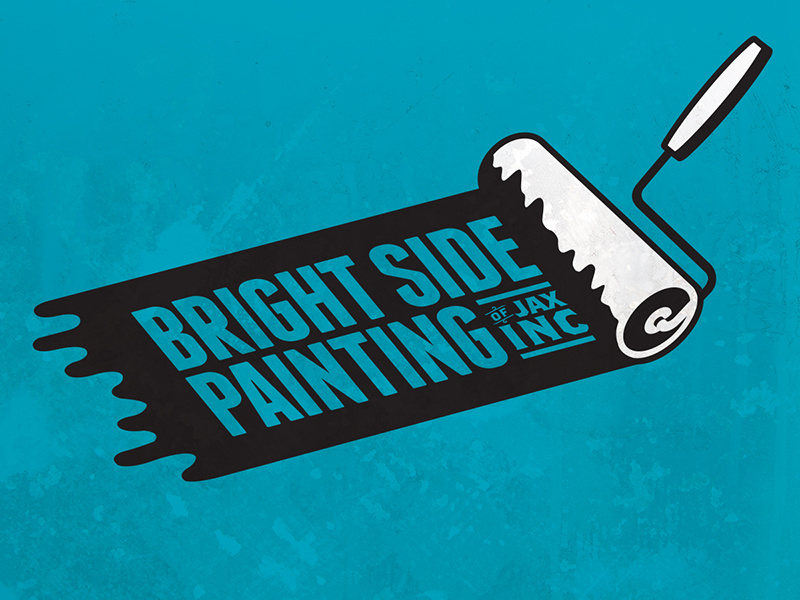 Bright Side Painting Logo by Louie Preysz on Dribbble