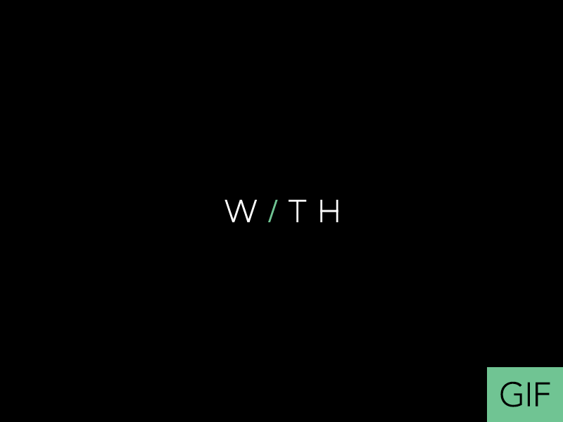 With logo animation