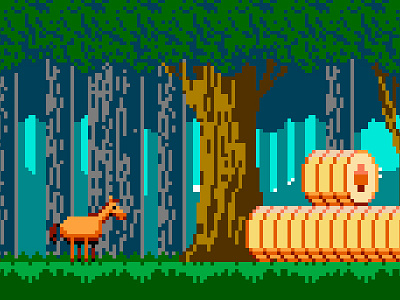 Revised Forest app game horse pixel pony