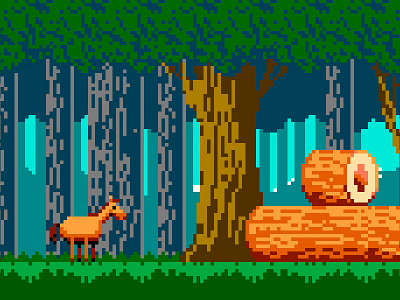 Another Revised Forest app game horse pixel pony