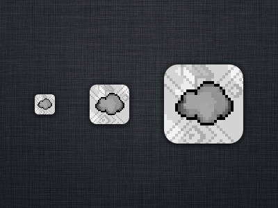 Revised App Icons app application cloud game icon pixel