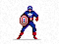 Captain America (Animated) animated animation gif ipad pixel
