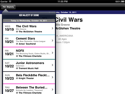 Split View's Popover app application ios ipad