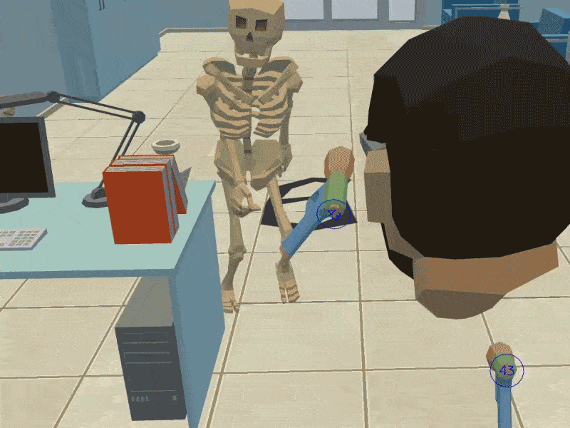 Shooting Skeletons 3d animated gif game htc vive low poly oculus rift prototype unity3d video game virtual reality vr wip