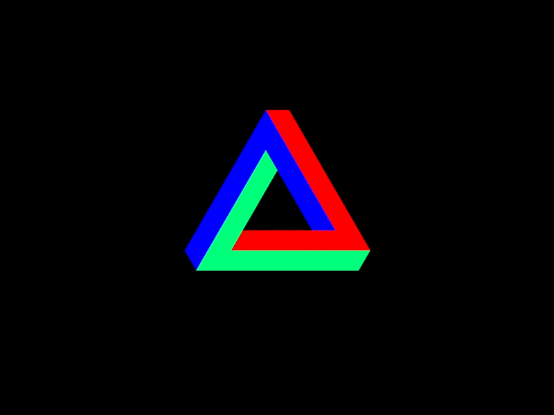 penrose triangle gif