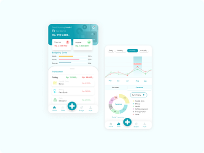 Money Management App app ui ux