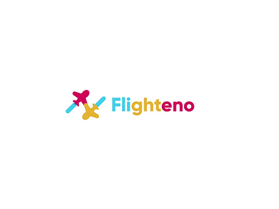 Flighteno Logo Animation 2d adobe aftereffects animation app art blue brand branding cartoon clean creative cute design flat graphic icon identity illustraion logo