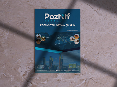 Pozitif Sondaj Magazine driling editing logo logo design logodesign magazine magazine design photo edit poster poster design