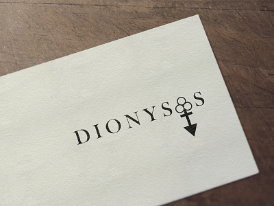 DIONYSOS LOGO businesscard design designer illustration logo logo design logodesign logos photoshop vector