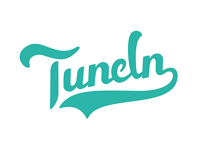 TuneIn Script Lettering