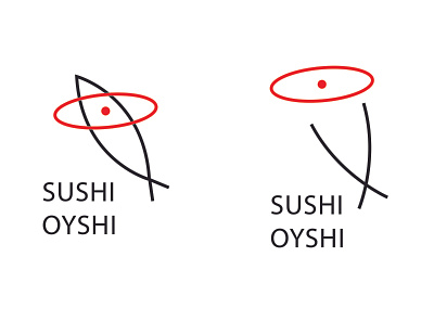 Sushi Oyshi design fish fish logo logo logodesign restaurantlogo sushi sushi bar sushi logo vector